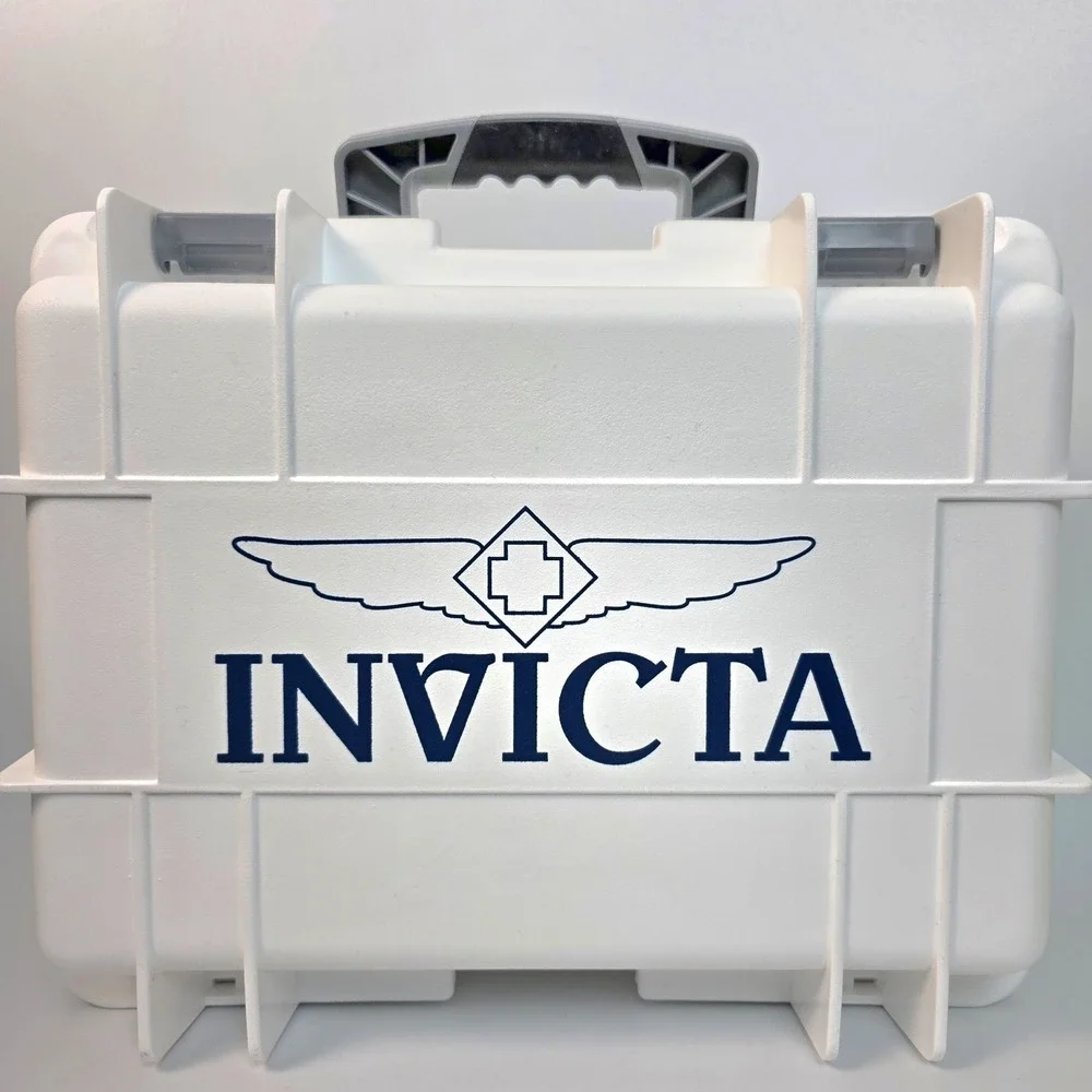 NEW Invicta Limited‎ Edition 8-Slot Dive Impact Watch Case White/Gray